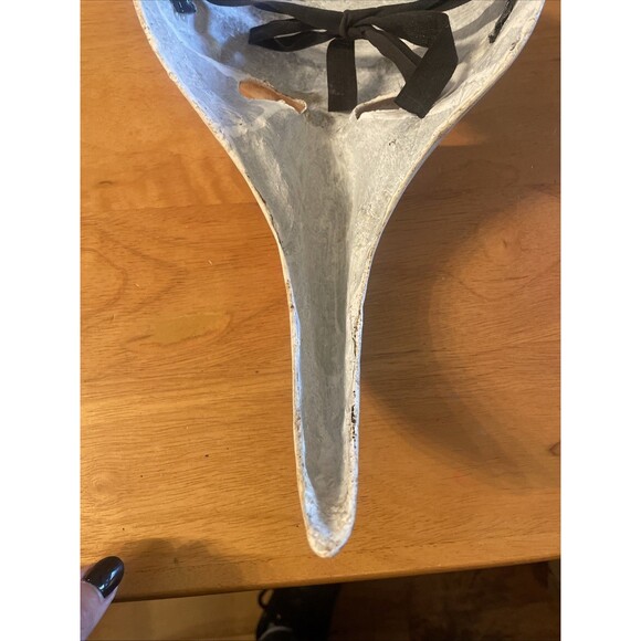 Vintage Venetian Long Nose Casanova Plague Carnival Mask Decorative - Picture 7 of 9